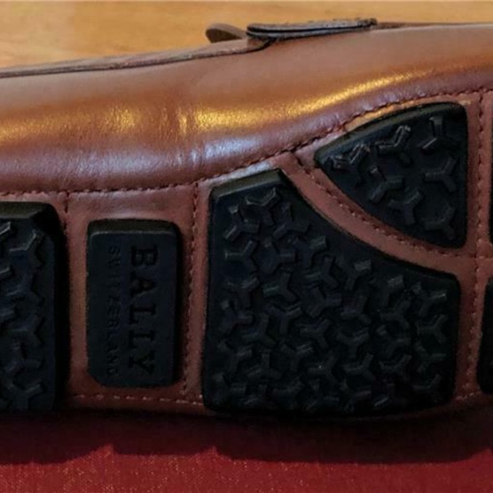 Men's Bally "Piveo" Leather Loafers/Drivers - Picture 6 of 6